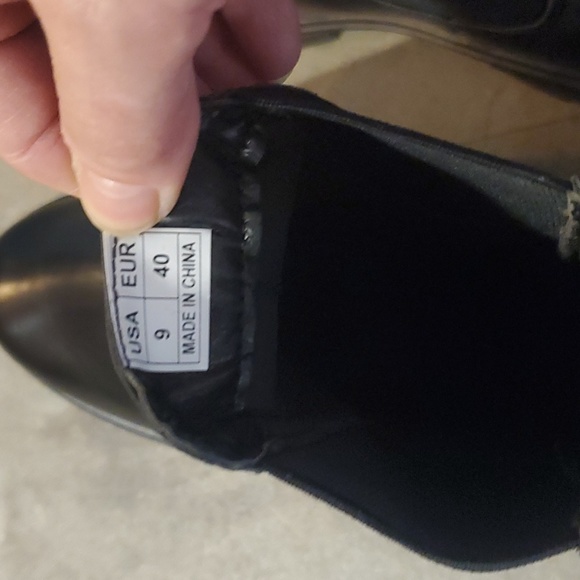 Nwot chunky sole pull on boot sz 9 - Picture 4 of 6
